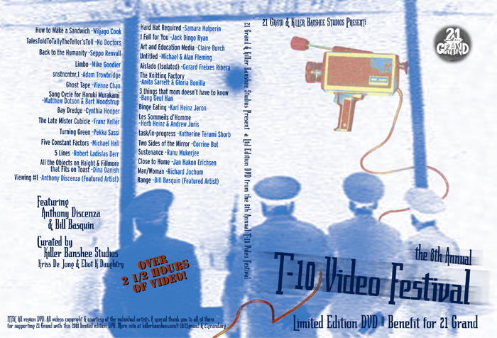 2008 T-10 Video Festival DVD case cover