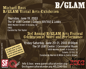 B/GLAM Visual Arts, Word & Performance