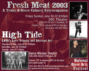 Fresh Meat-Trans & Queer Cabaret Extravaganza & LAVA's Love, Velocity & Abstract Art