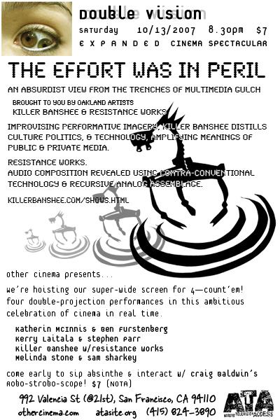 The Effort Was In Peril Show Flyer